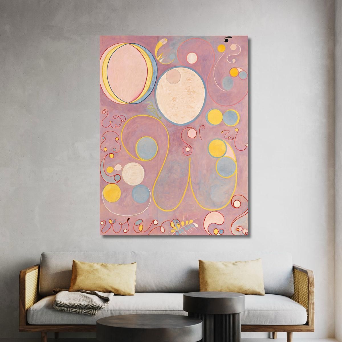 The Ten Largest No. 8 Adulthood Hilma af Klint hak31 canvas print 
