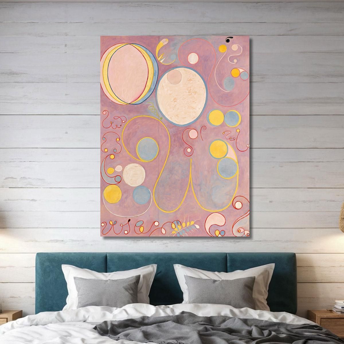 The Ten Largest No. 8 Adulthood Hilma af Klint hak31 canvas print 