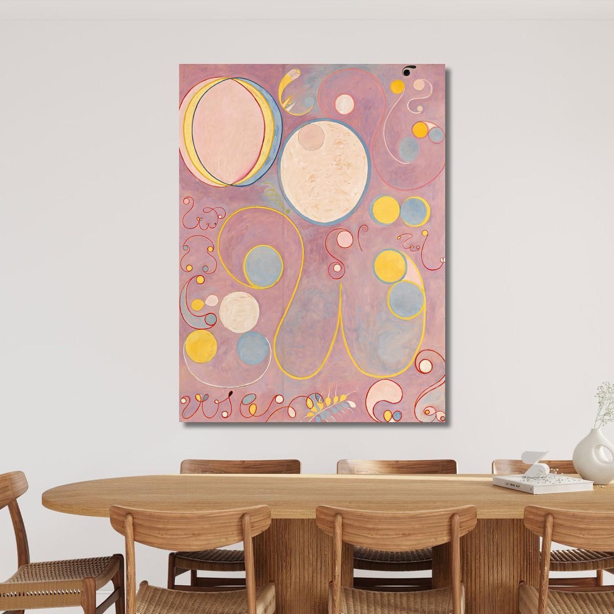 The Ten Largest No. 8 Adulthood Hilma af Klint hak31 canvas print 