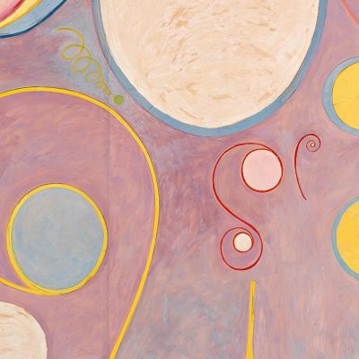 The Ten Largest No. 8 Adulthood Hilma af Klint hak31 canvas print