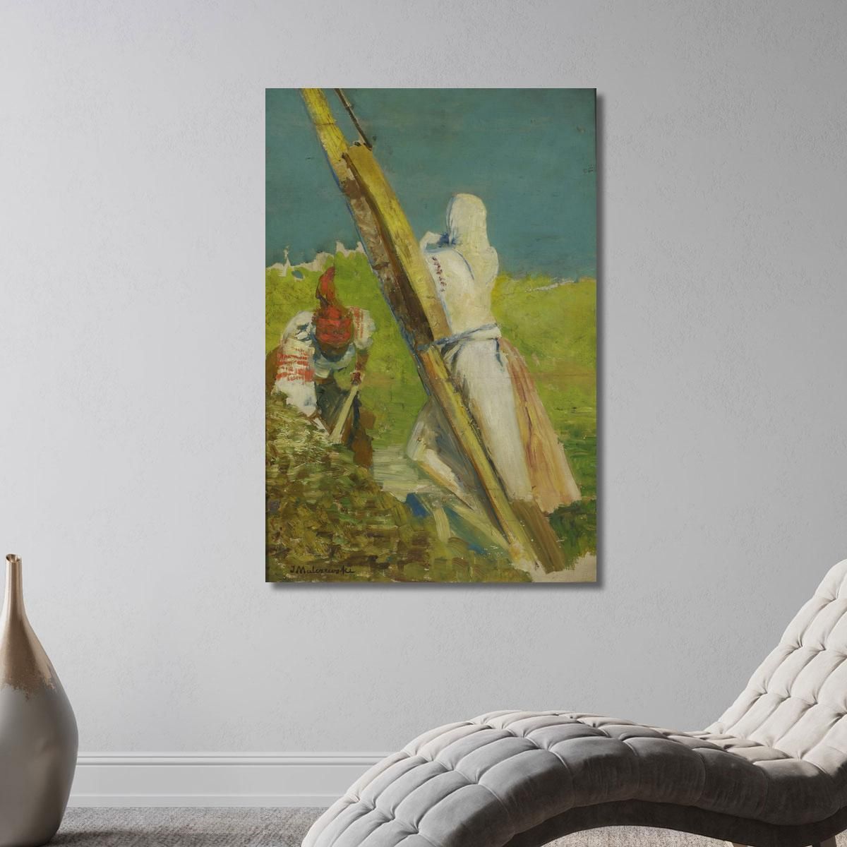 At The Shadoof Jacek Malczewski jml8 canvas print 