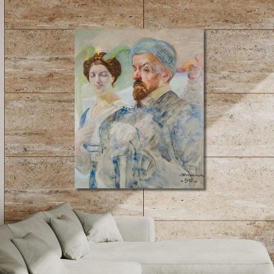 Self Portrait Jacek Malczewski jml9 canvas print 