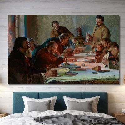 Christmas Eve In Siberia Jacek Malczewski jml15 canvas print 