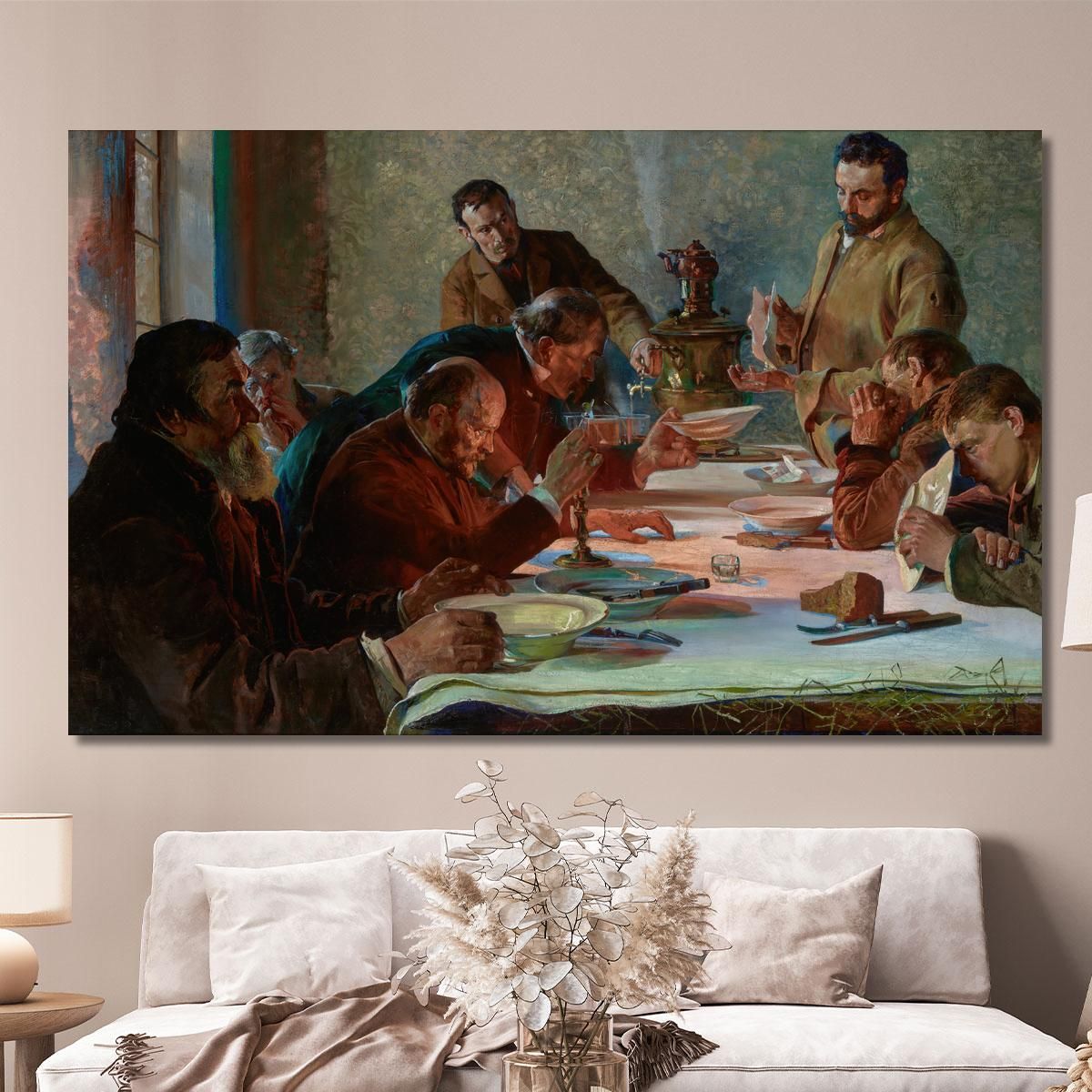 Christmas Eve In Siberia Jacek Malczewski jml15 canvas print 