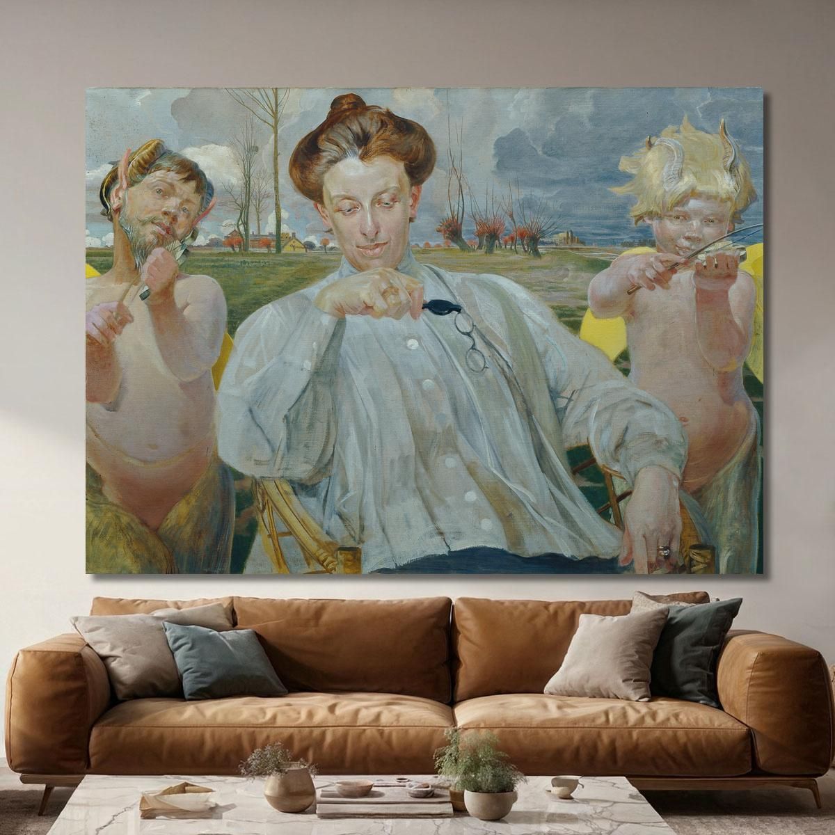 The Artist'S Wife Jacek Malczewski jml23 canvas print 