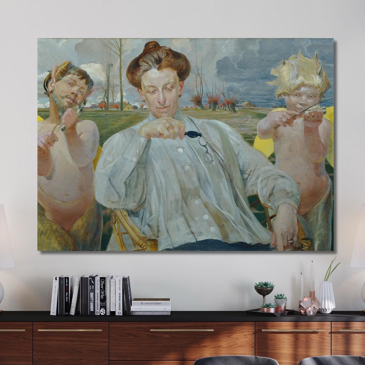 The Artist'S Wife Jacek Malczewski jml23 canvas print 