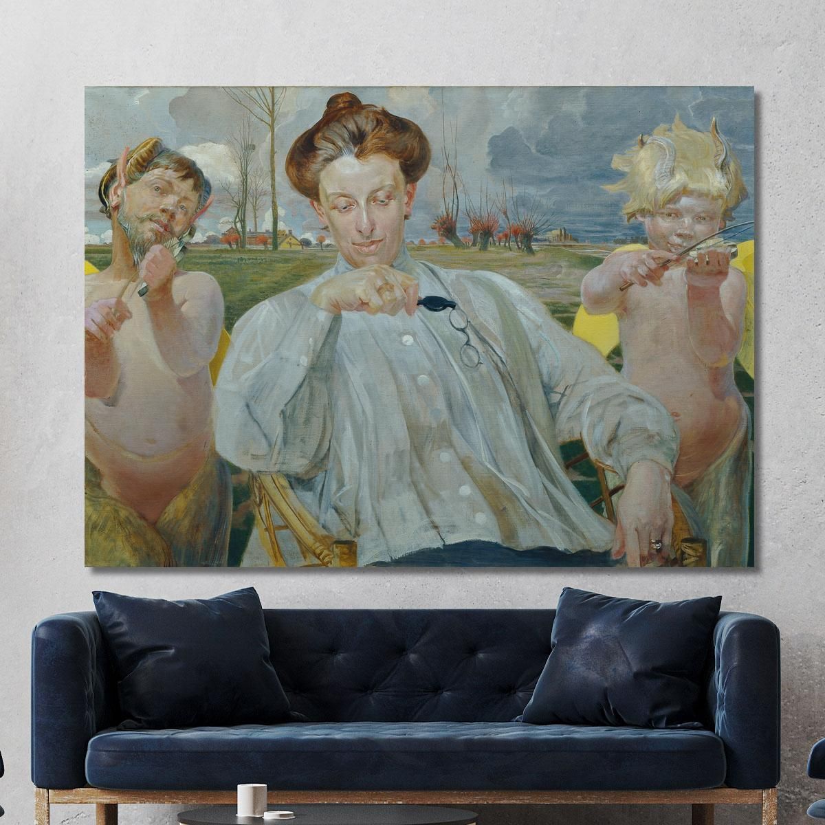 The Artist'S Wife Jacek Malczewski jml23 canvas print 