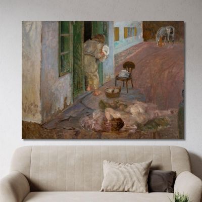 Dish Washing. Wielgie Jacek Malczewski jml24 canvas print 