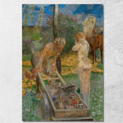 Funeral Of A Painter'S Apprentice Jacek Malczewski jml35 canvas print 