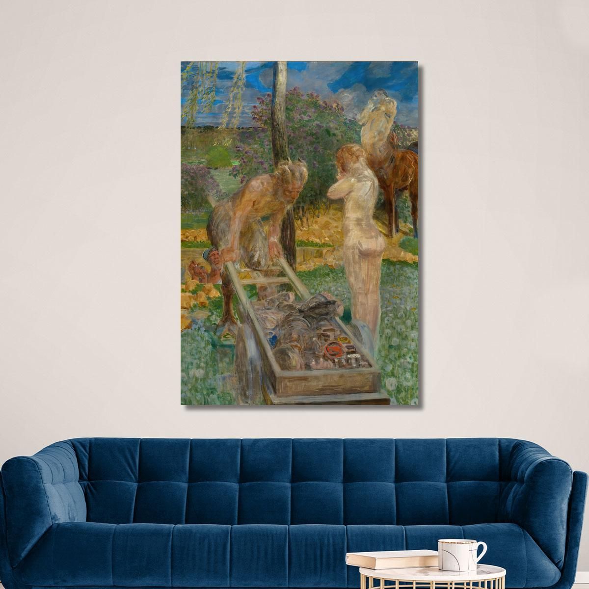 Funeral Of A Painter'S Apprentice Jacek Malczewski jml35 canvas print 