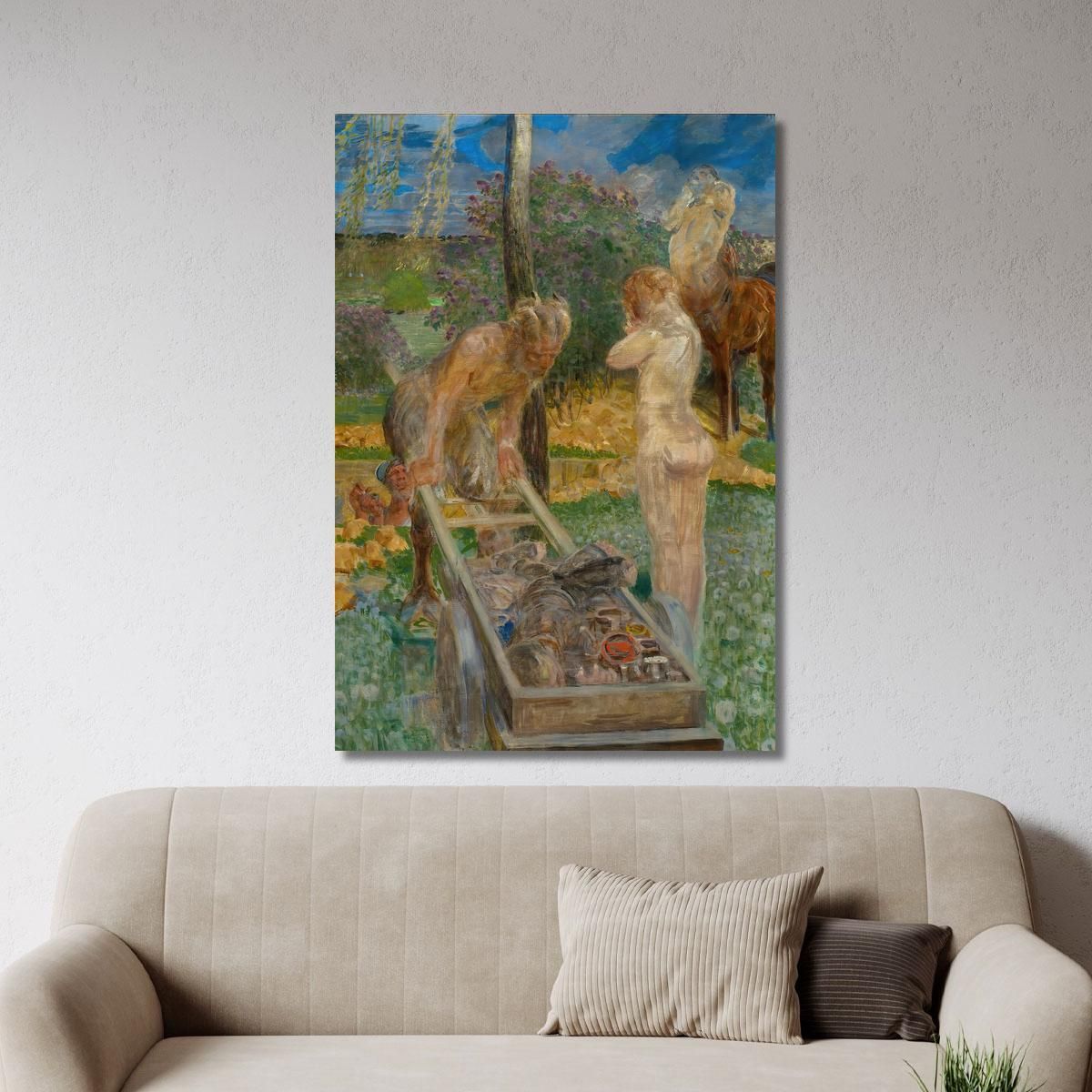 Funeral Of A Painter'S Apprentice Jacek Malczewski jml35 canvas print 