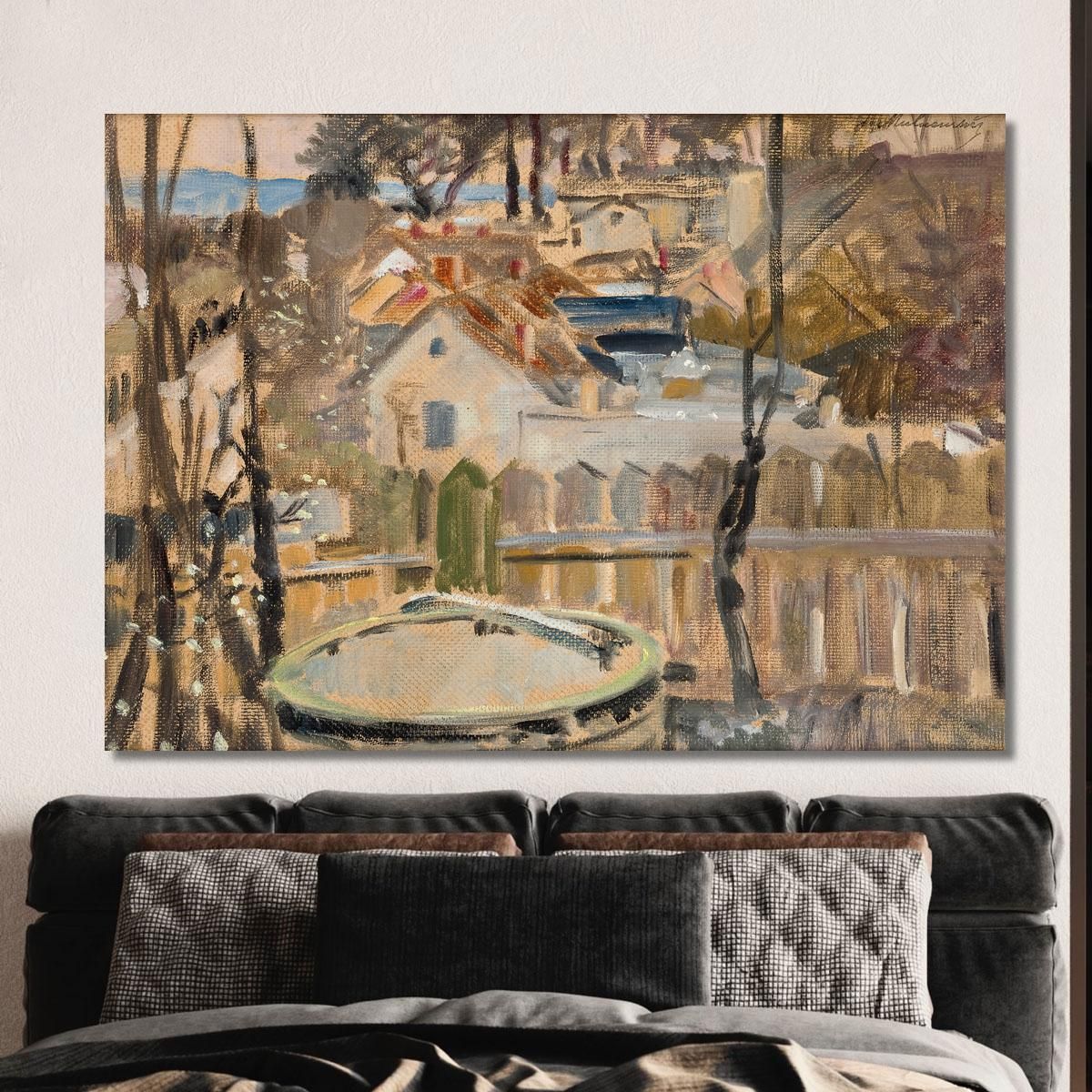 Landscape With A Well Jacek Malczewski jml51 canvas print 