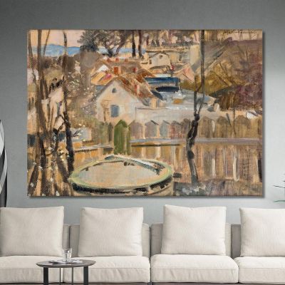 Landscape With A Well Jacek Malczewski jml51 canvas print 