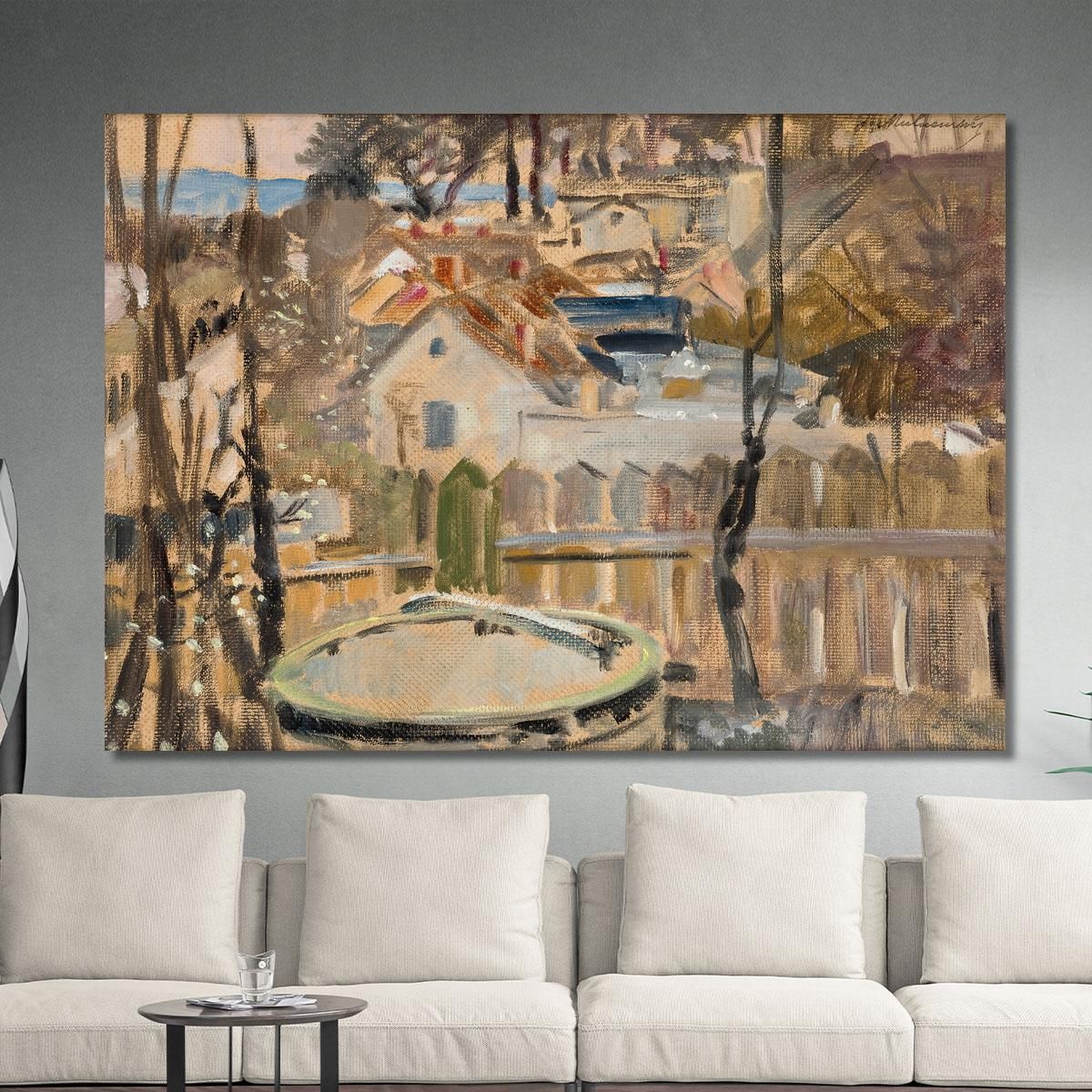 Landscape With A Well Jacek Malczewski jml51 canvas print 