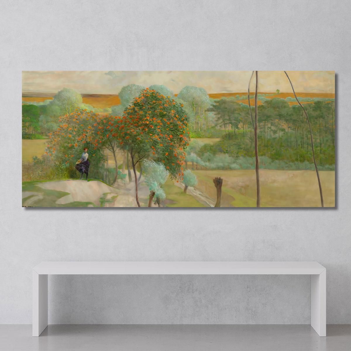 Landscape With Rowanberry Jacek Malczewski jml52 canvas print 