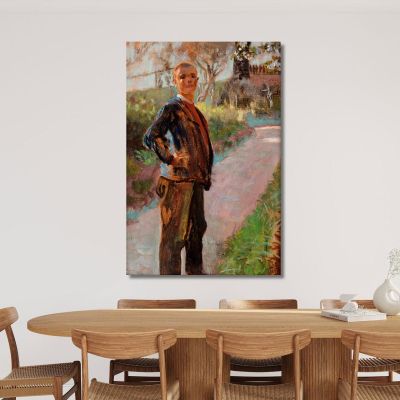Landscape With The Artist'S Son On A Path Jacek Malczewski jml54 canvas print 