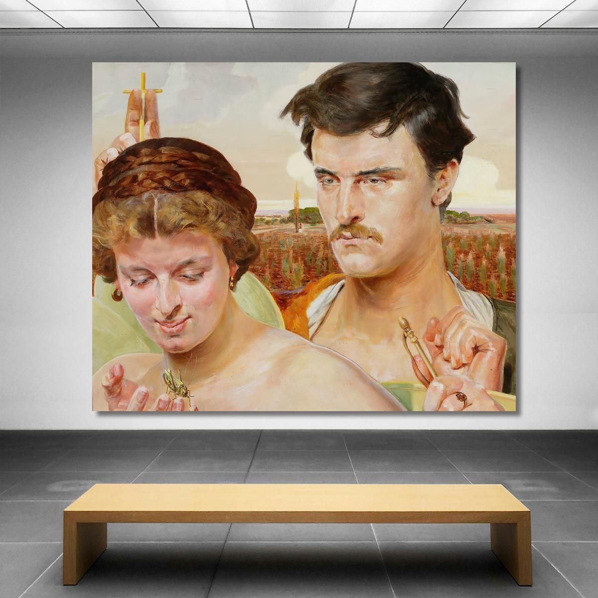 Music Right Wing Of The Triptych Jacek Malczewski jml61 canvas print 
