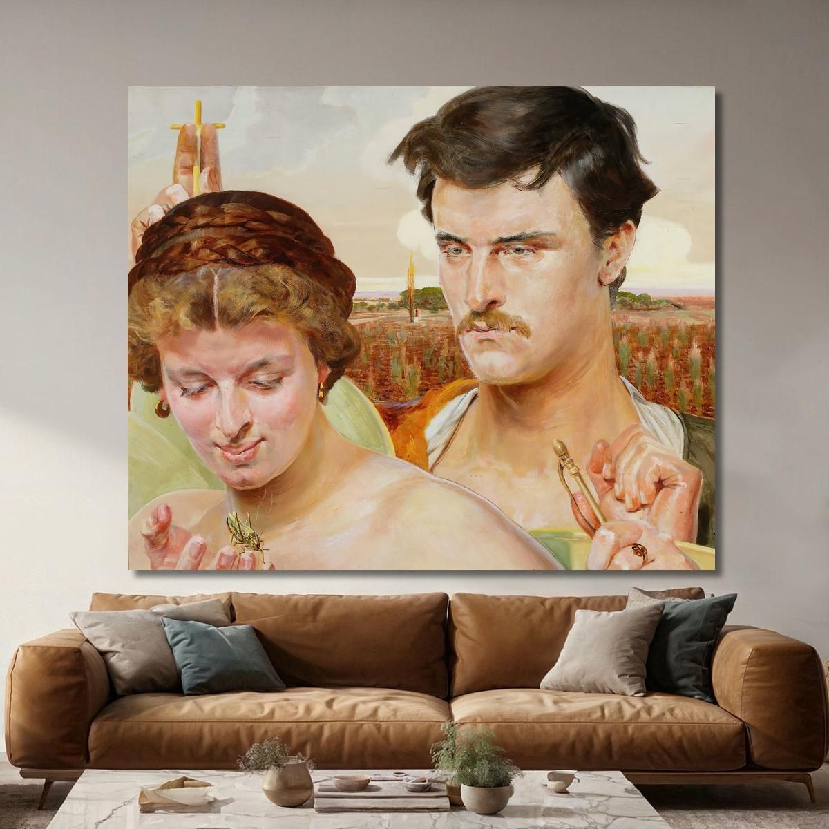 Music Right Wing Of The Triptych Jacek Malczewski jml61 canvas print 