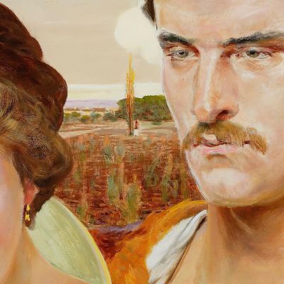 Music Right Wing Of The Triptych Jacek Malczewski jml61 canvas print