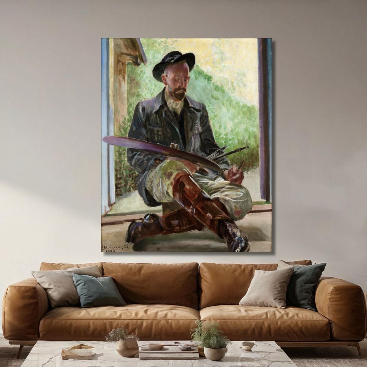 My Models Triptych (Central Part) Jacek Malczewski jml65 canvas print 