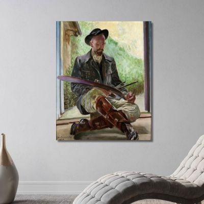 My Models Triptych (Central Part) Jacek Malczewski jml65 canvas print 