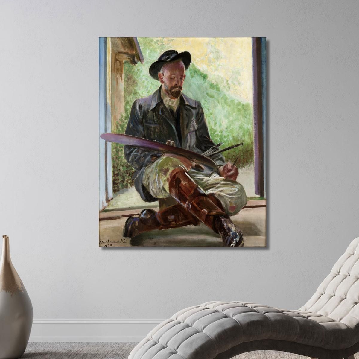My Models Triptych (Central Part) Jacek Malczewski jml65 canvas print 