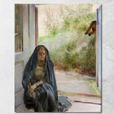 My Models Triptych (Right Part) Jacek Malczewski jml66 canvas print 
