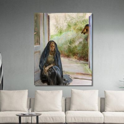 My Models Triptych (Right Part) Jacek Malczewski jml66 canvas print 