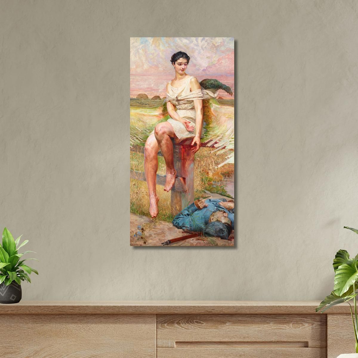 Nike Of The Legions Jacek Malczewski jml68 canvas print 