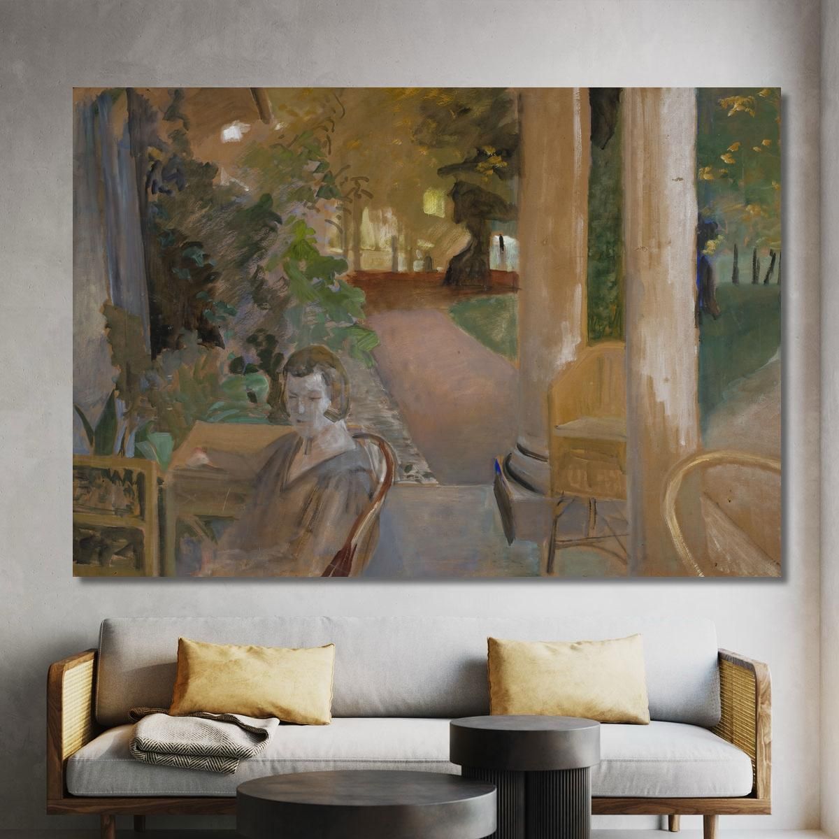 On The Veranda Jacek Malczewski jml71 canvas print 