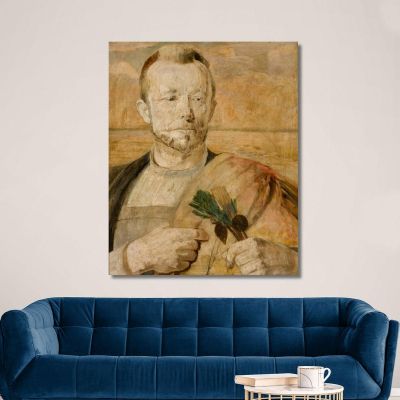 Portrait Of Aleksander Mroczkowski Jacek Malczewski jml79 canvas print 