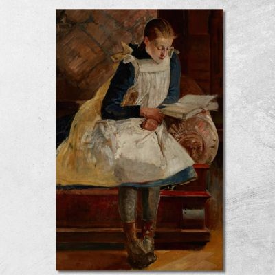 Portrait Of Artist'S Daughter Julia Jacek Malczewski jml81 canvas print 