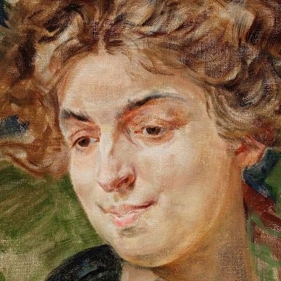 Portrait Of Helena Sulima Actress As Gorgon Jacek Malczewski jml86 canvas print