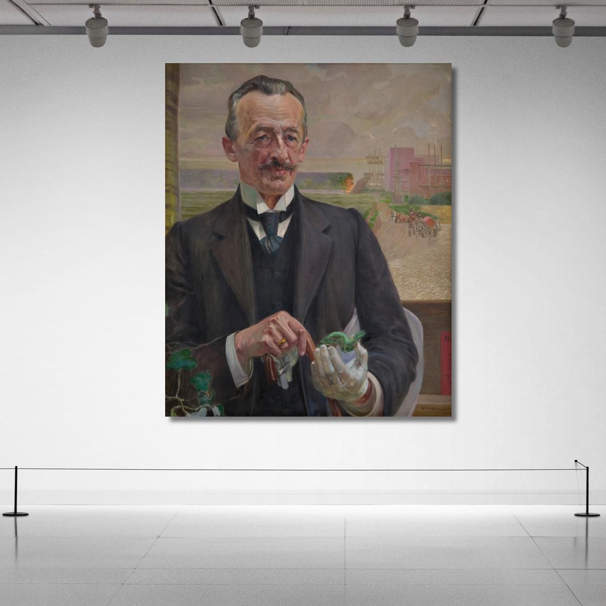 Portrait Of Józef Sare Vice-President Of The City Of Krakow Jacek Malczewski jml90 canvas print 