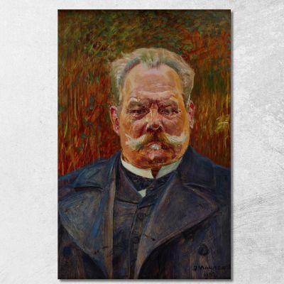 Portrait Of Leon Schenrich Jacek Malczewski jml91 canvas print 