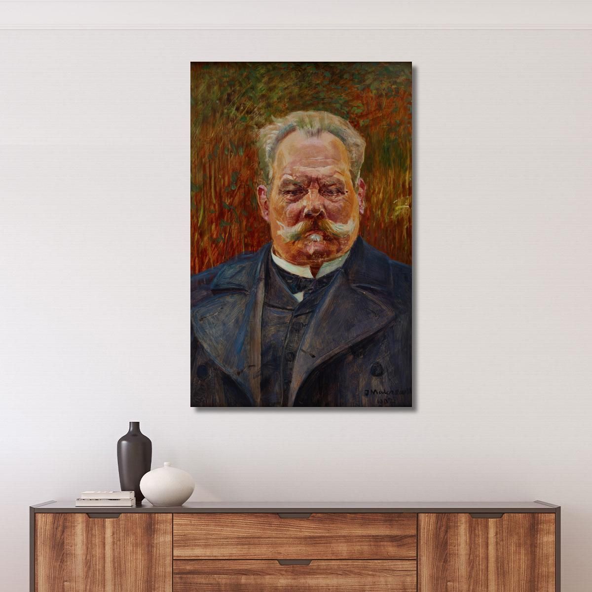 Portrait Of Leon Schenrich Jacek Malczewski jml91 canvas print 