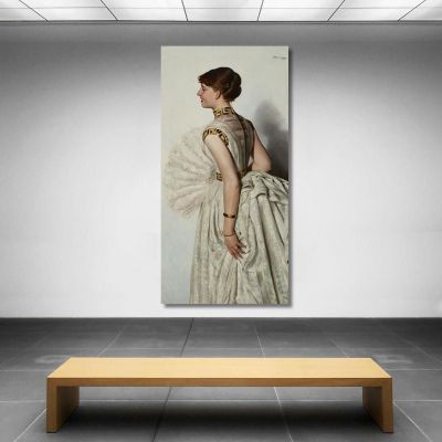 Portrait Of The Fiancée Jacek Malczewski jml94 canvas print 