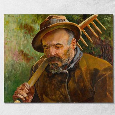 Returning From The Fields Jacek Malczewski jml102 canvas print 