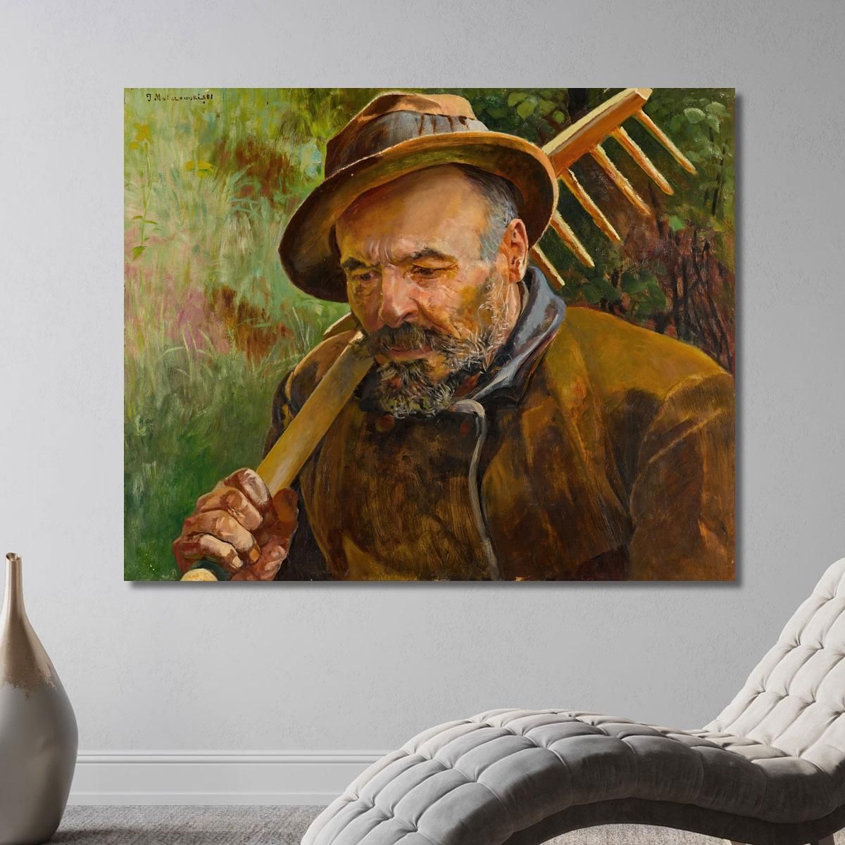 Returning From The Fields Jacek Malczewski jml102 canvas print 