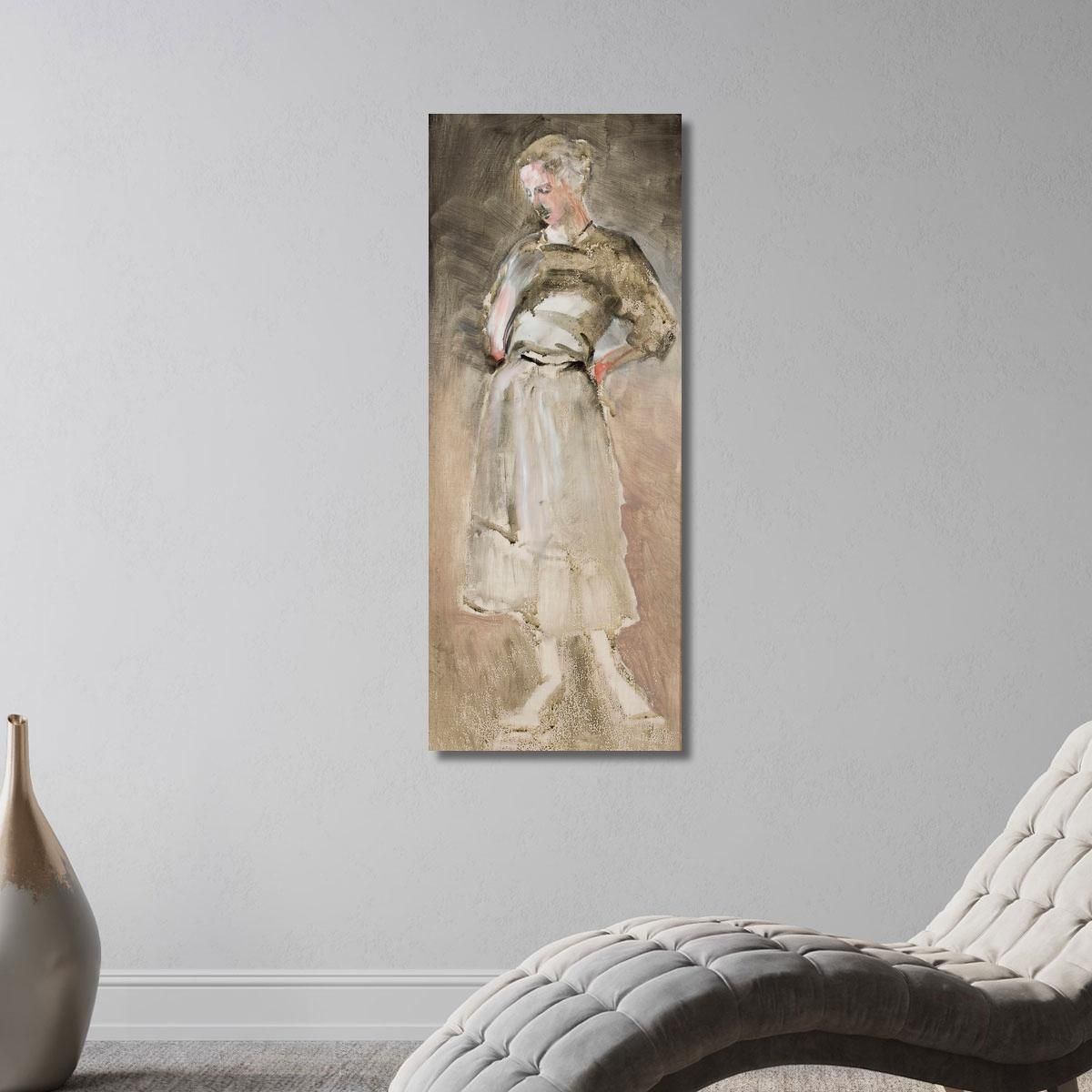 Sketch Of A Woman Jacek Malczewski jml119 canvas print 