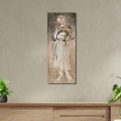 Sketch Of A Woman Jacek Malczewski jml119 canvas print 