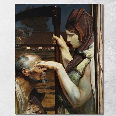 Death Jacek Malczewski jml120 canvas print 