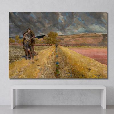 St Agnes Jacek Malczewski jml126 canvas print 