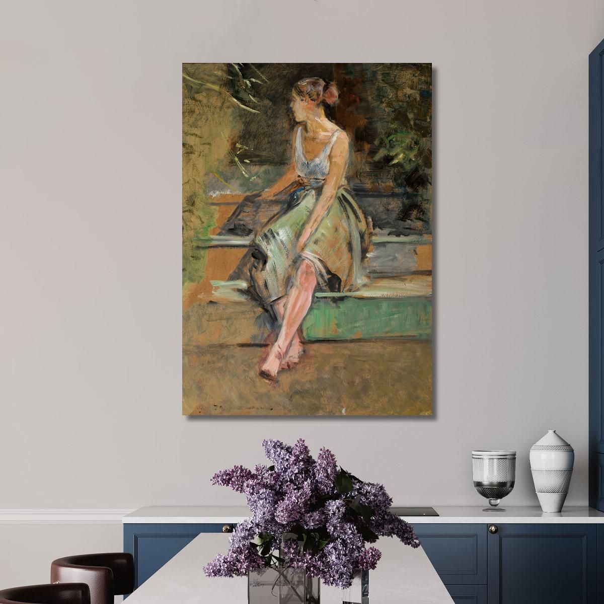 Study Of A Girl Jacek Malczewski jml130 canvas print 