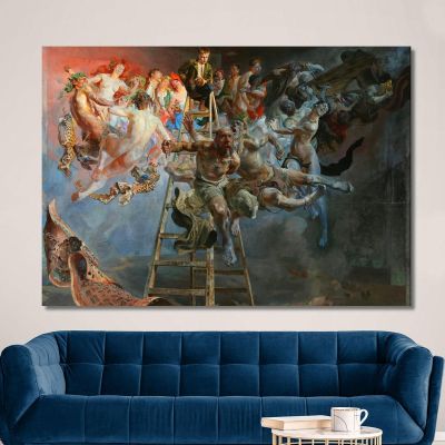 Vicious Circle Jacek Malczewski jml140 canvas print 
