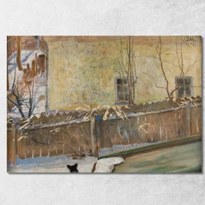 Winter Landscape Jacek Malczewski jml144 canvas print 