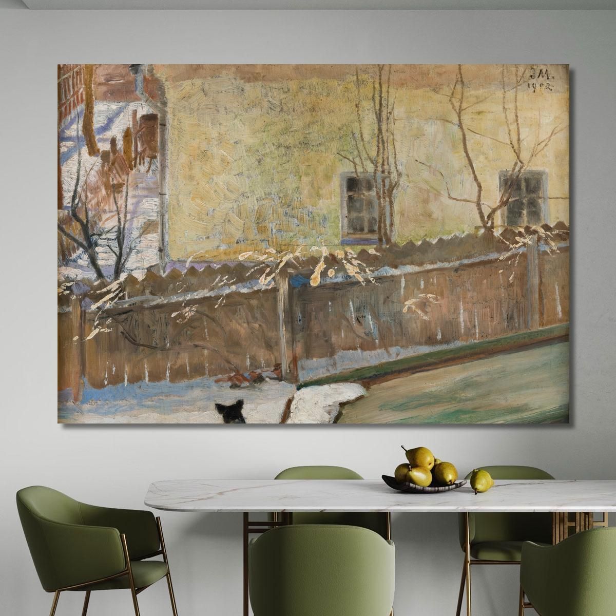 Winter Landscape Jacek Malczewski jml144 canvas print 