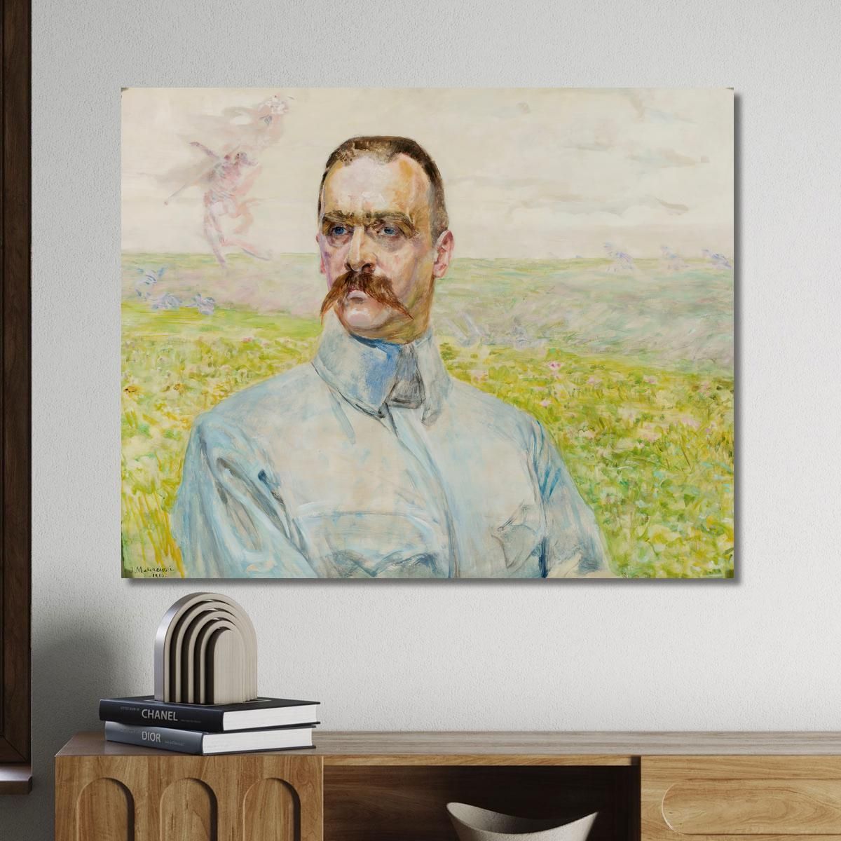 Portrait Of Brigadier Jozef Pilsudski Jacek Malczewski jml156 canvas print 