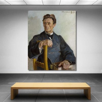 Portrait Of Priest Henryk Radominski Jacek Malczewski jml163 canvas print 