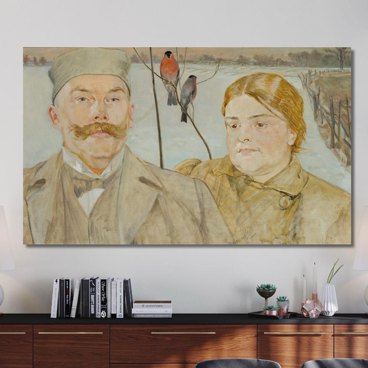 Portrait Of Waclaw Karczewski And Helena Karczewska Jacek Malczewski jml167 canvas print 